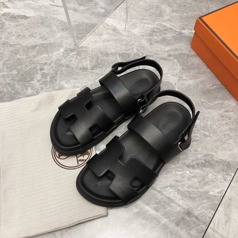 H**mes mens leather sandals