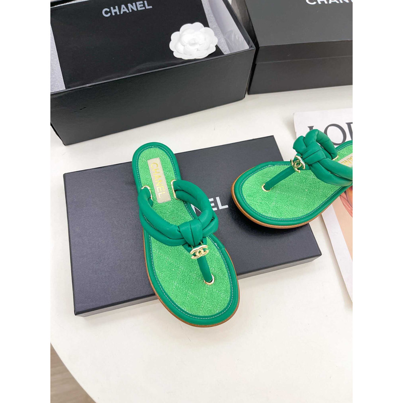 Ch*el woman sandals green