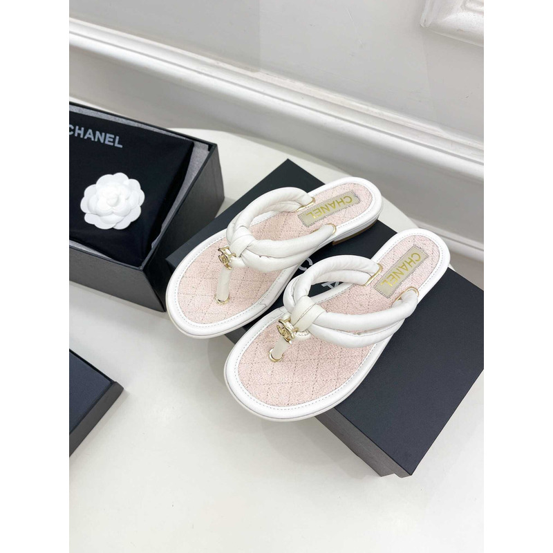 Ch*el woman sandals pink