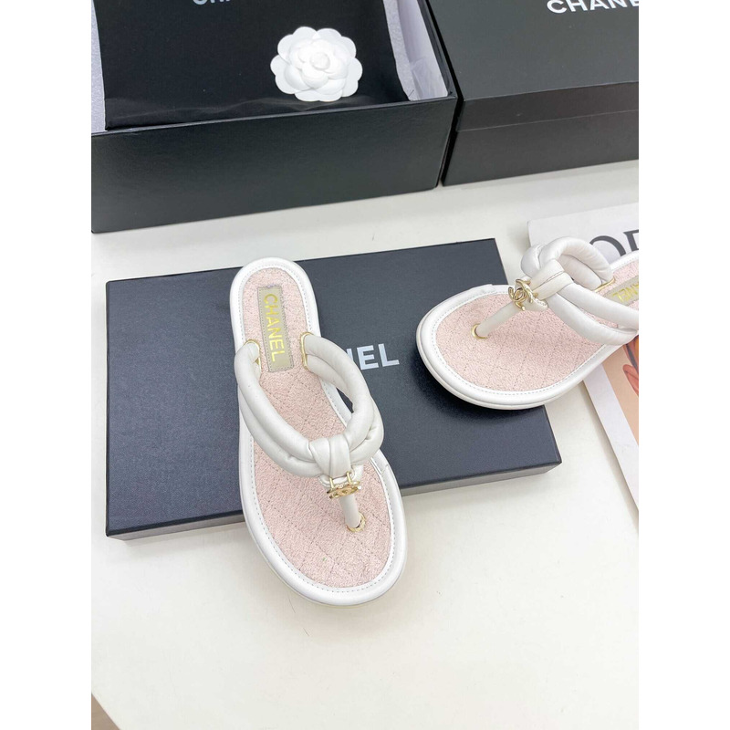 Ch*el woman sandals pink