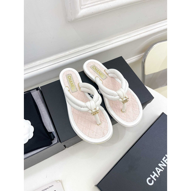 Ch*el woman sandals pink