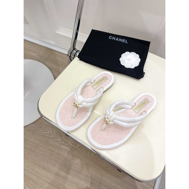 Ch*el woman sandals pink