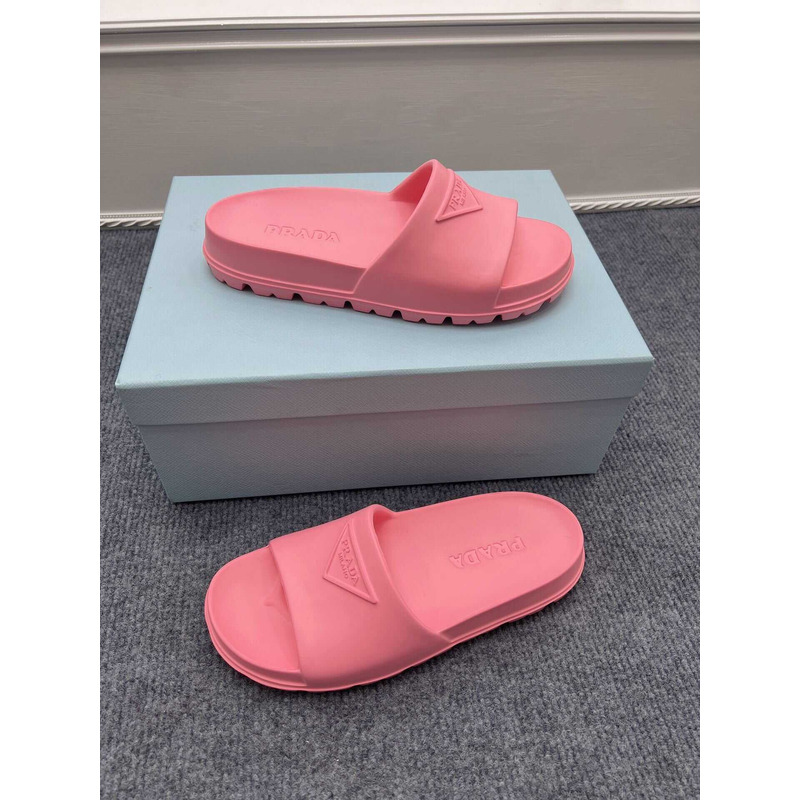 Pra*a rubber slides pink