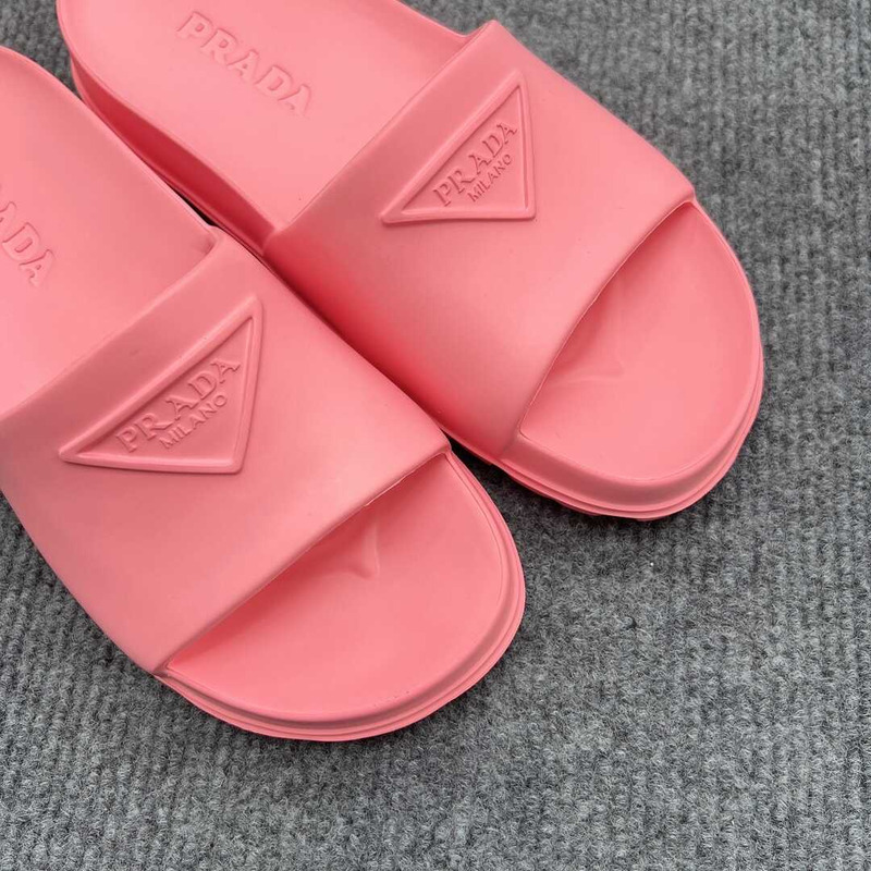 Pra*a rubber slides pink