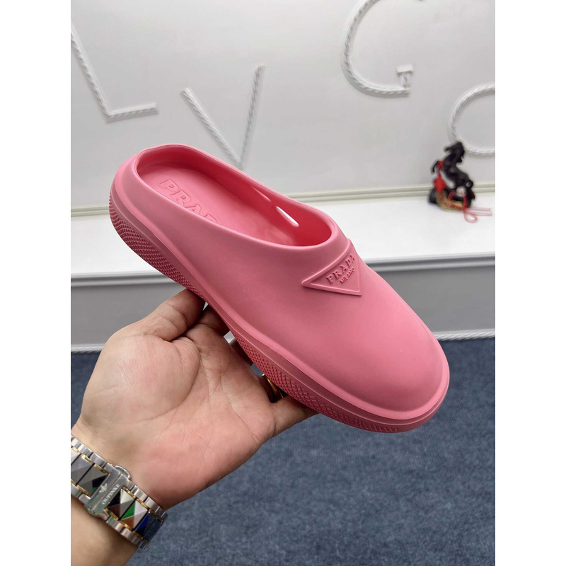 Pra*a foam rubber mules pink