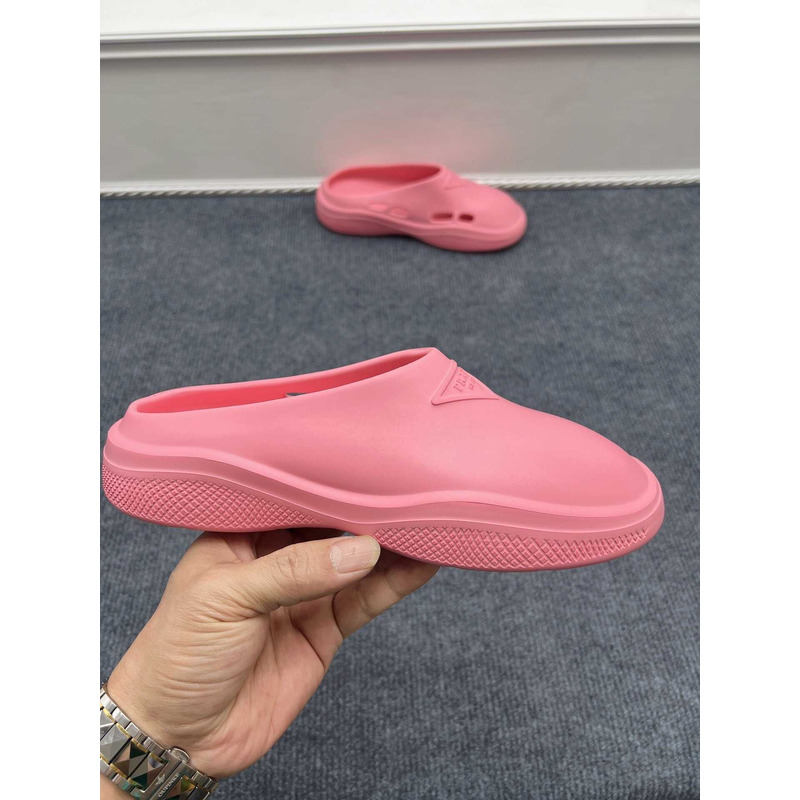 Pra*a foam rubber mules pink