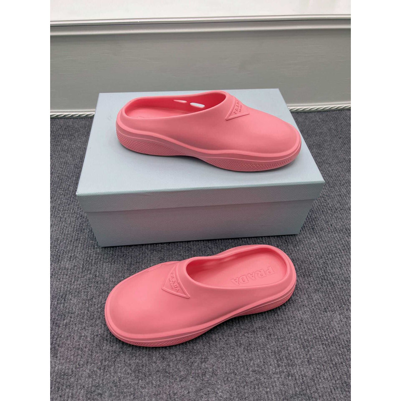 Pra*a foam rubber mules pink