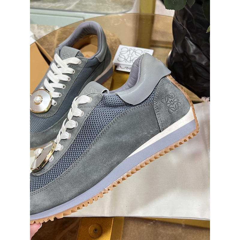 Loewe Flow Runner Logo Sneakers Grey