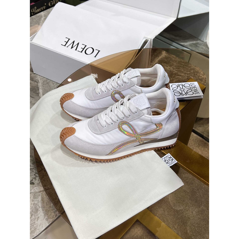 Loewe Flow Runner Logo Sneakers White& Multicolor