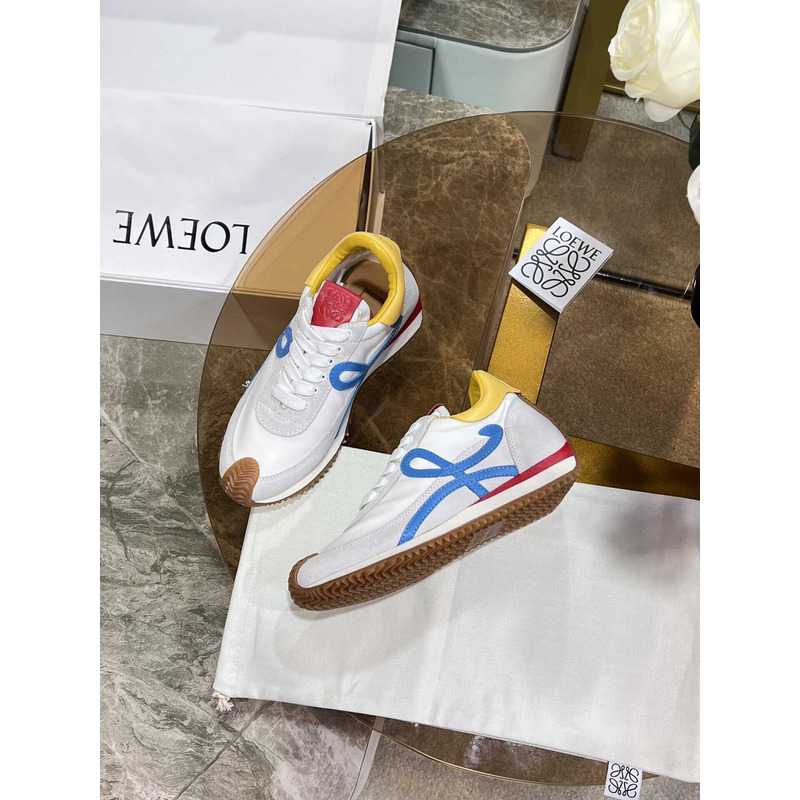 Loewe Flow Runner Logo Sneakers Blue&White