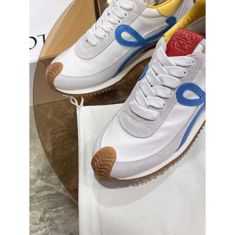 Loewe Flow Runner Logo Sneakers Blue&White