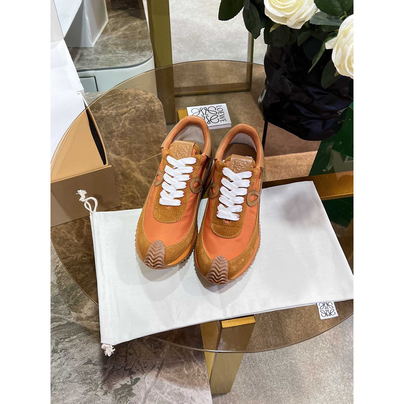 Loewe Flow Runner Logo Sneakers Orange