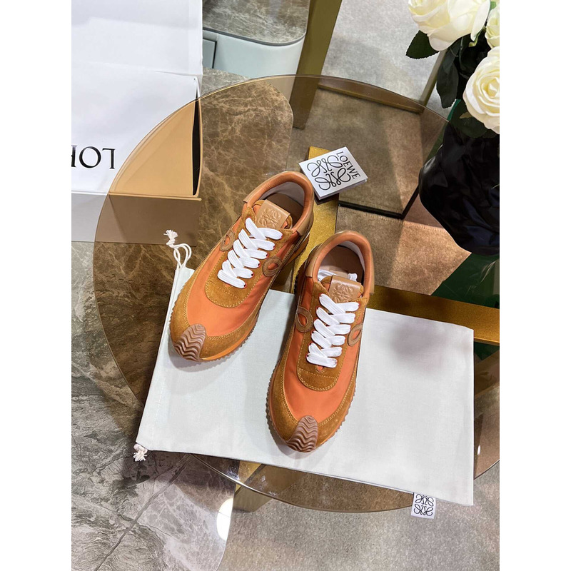 Loewe Flow Runner Logo Sneakers Orange