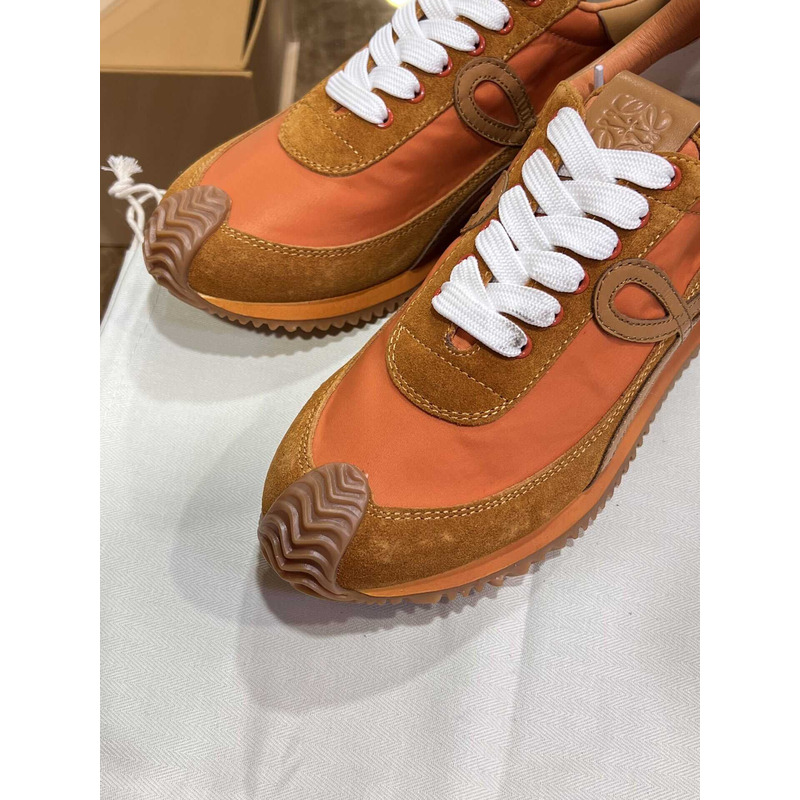 Loewe Flow Runner Logo Sneakers Orange