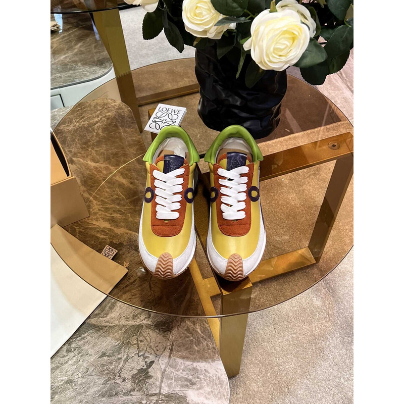 Loewe Flow Runner Logo Sneakers Yellow&White