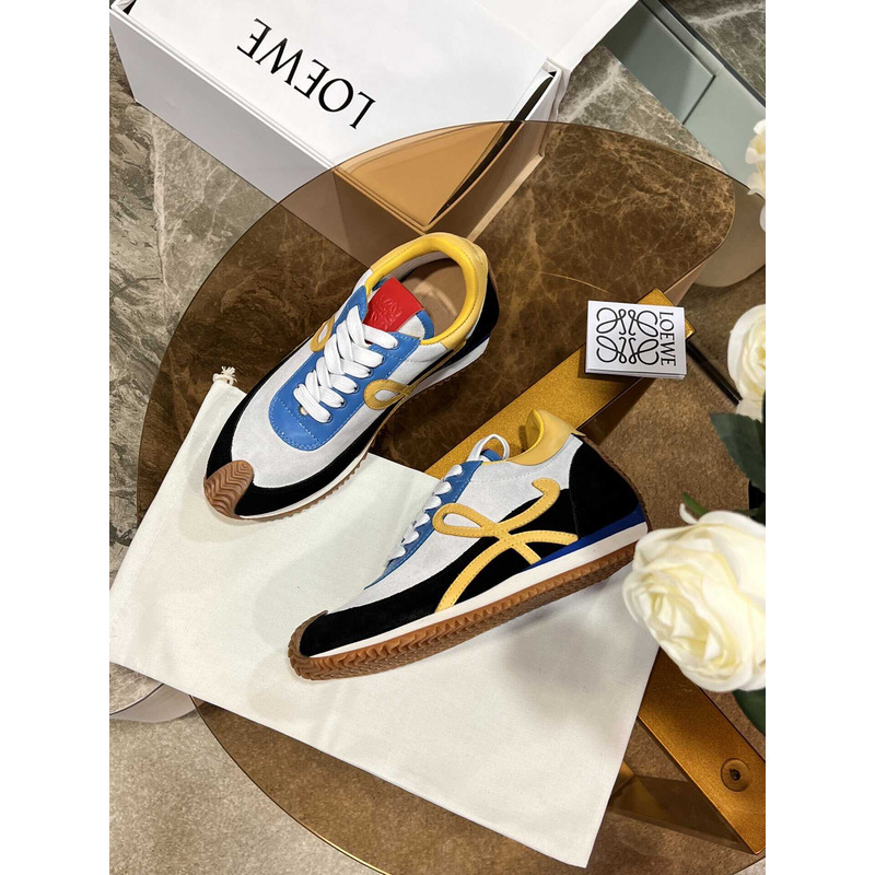 Loewe Flow Runner Logo Sneakers Blue&Yellow