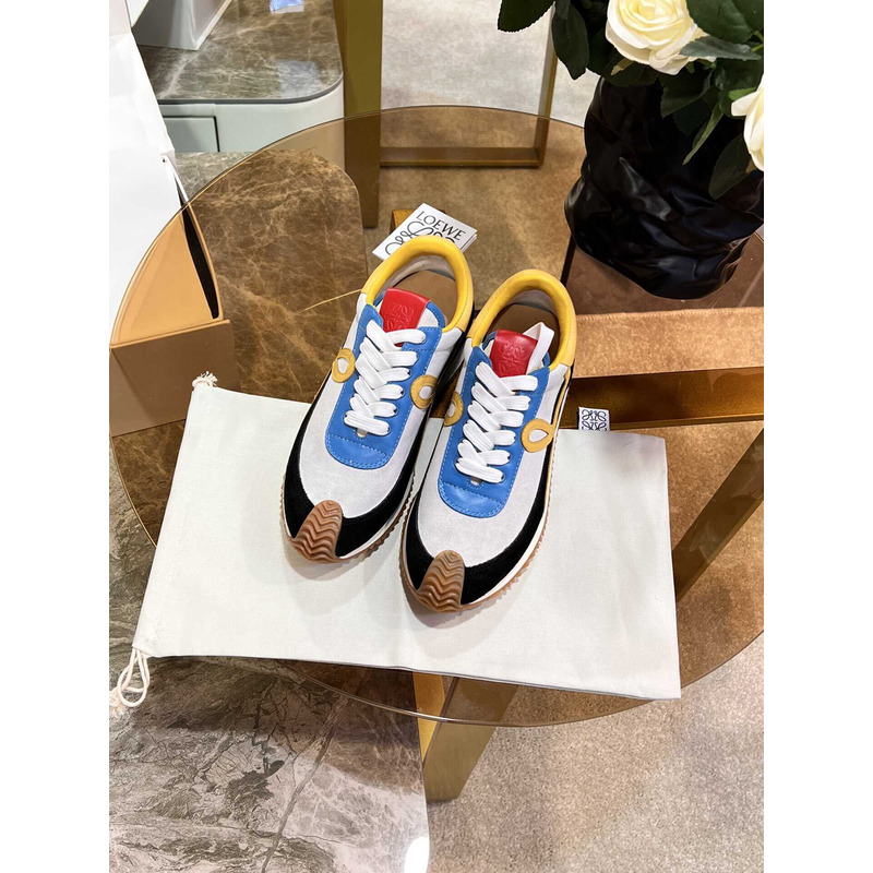 Loewe Flow Runner Logo Sneakers Blue&Yellow