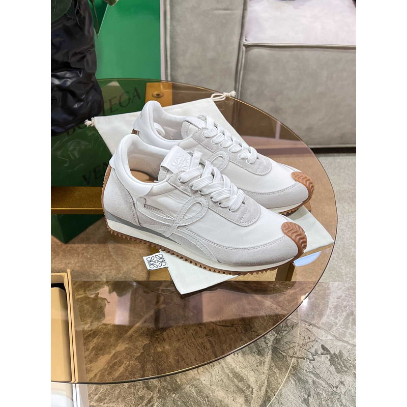 Loewe Flow Runner Logo White Sneakers