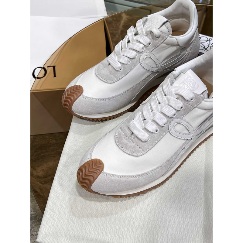 Loewe Flow Runner Logo White Sneakers