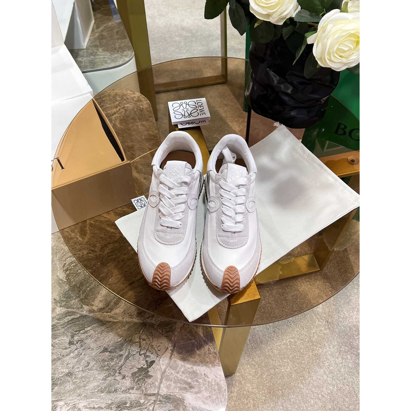 Loewe Flow Runner Logo White Sneakers