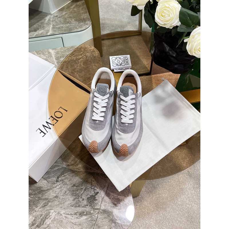 Loewe Flow Runner Logo Sneakers White&Grey