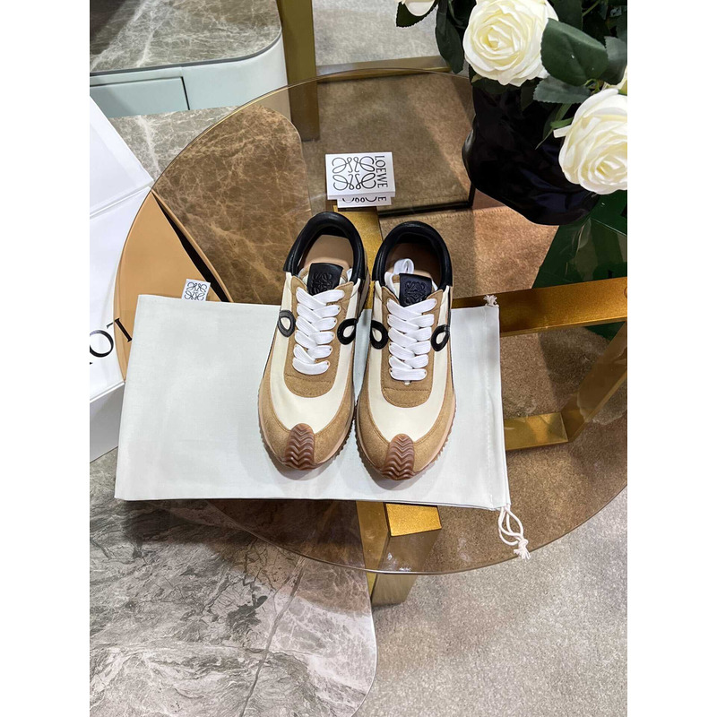 Loewe Flow Runner Logo Sneakers Black&Brown