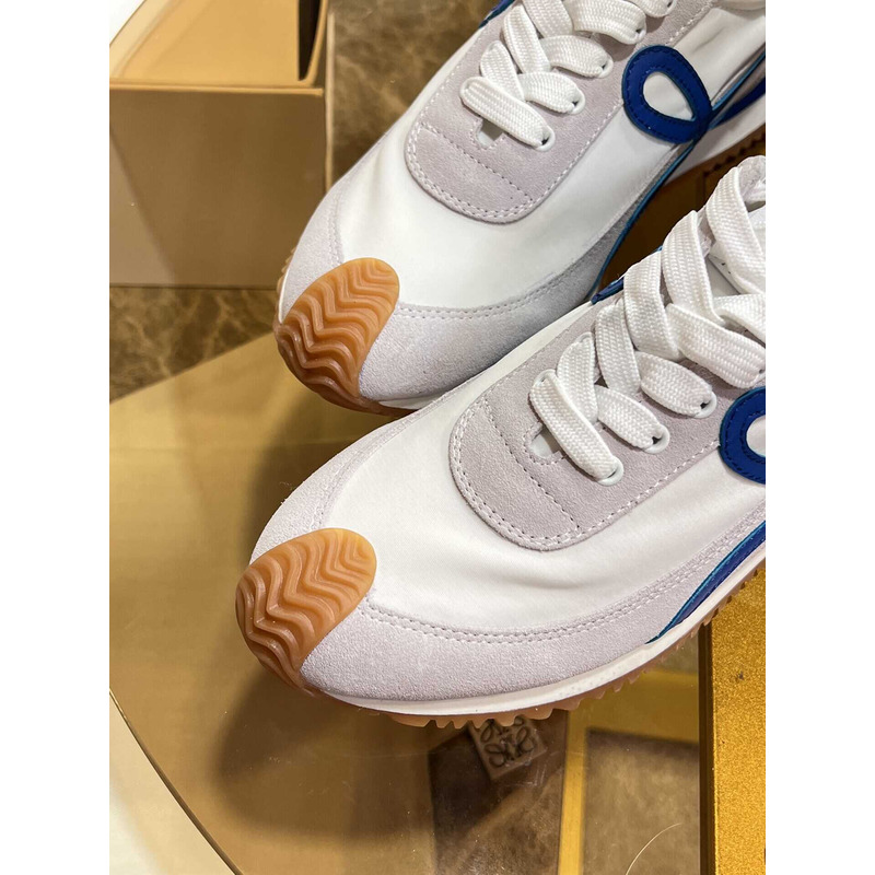 Loewe Flow Runner Logo Sneakers White&Blue