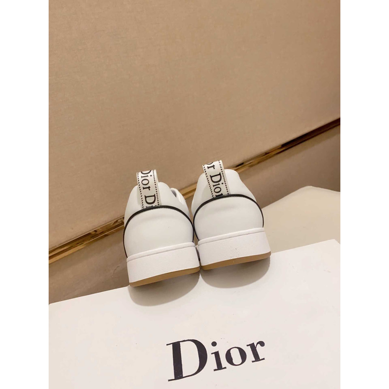 D*or oblique sneakers white&navy blue