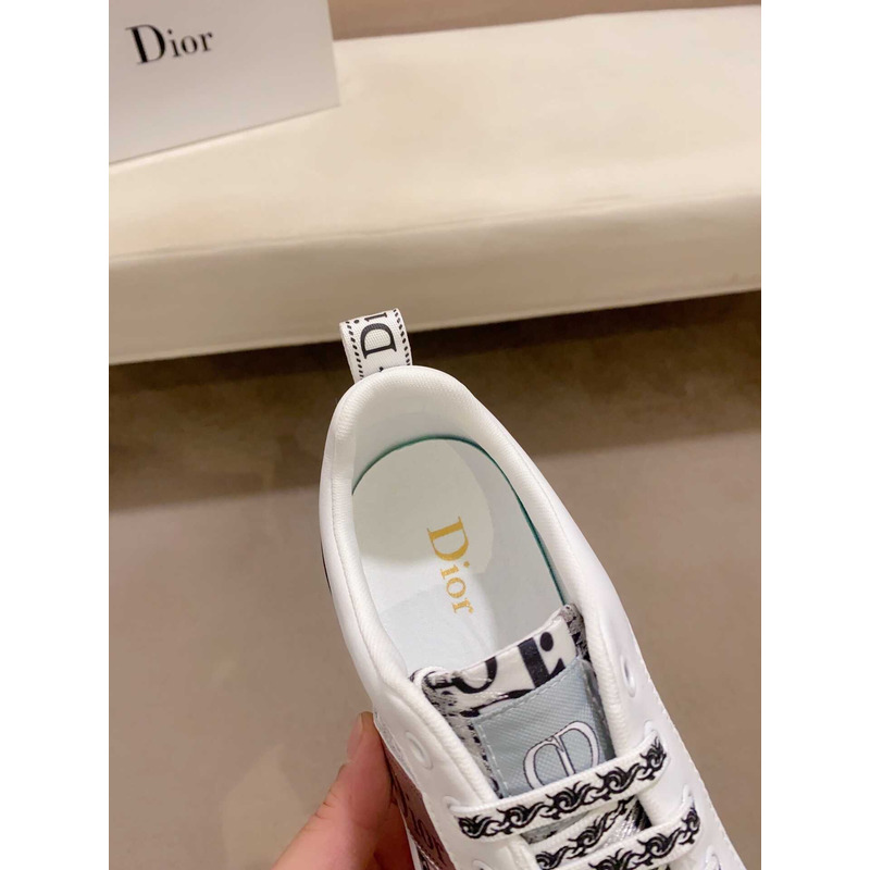 D*or oblique sneakers white&black