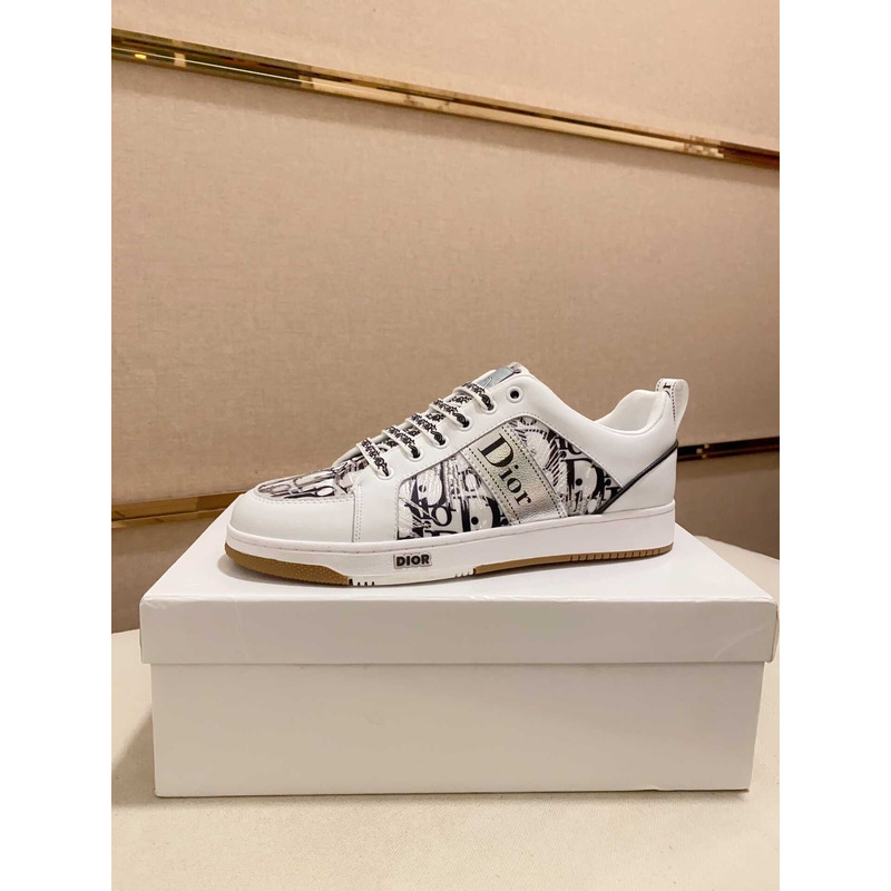 D*or oblique sneakers white&black