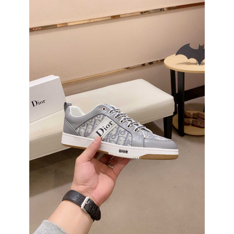 D*or oblique grey sneakers