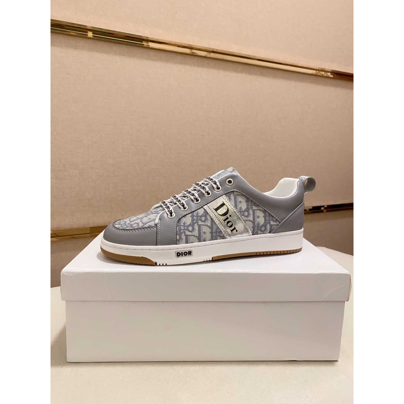 D*or oblique grey sneakers