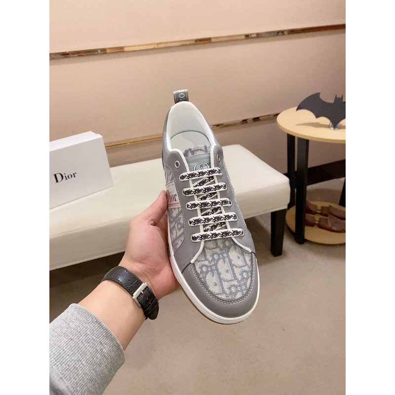 D*or oblique grey sneakers