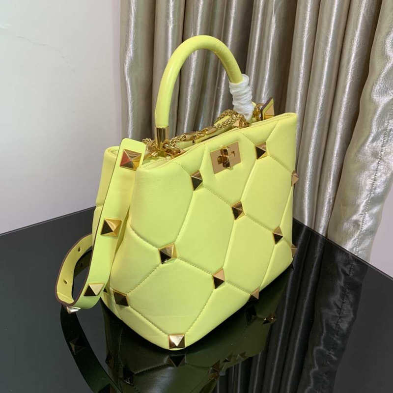 Valentino Garavani Roman Stud Bag Yellow