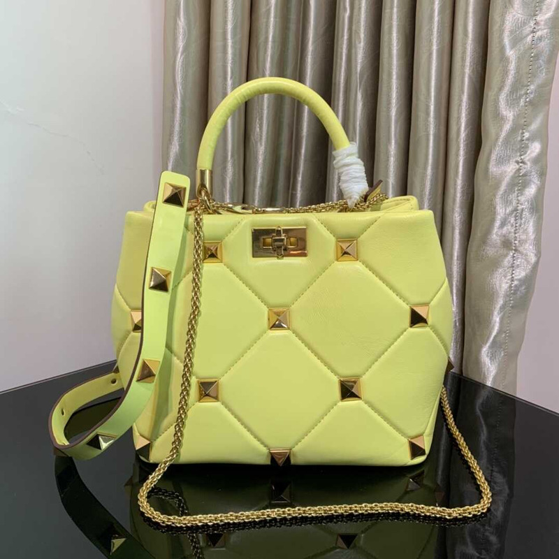 Valentino Garavani Roman Stud Bag Yellow