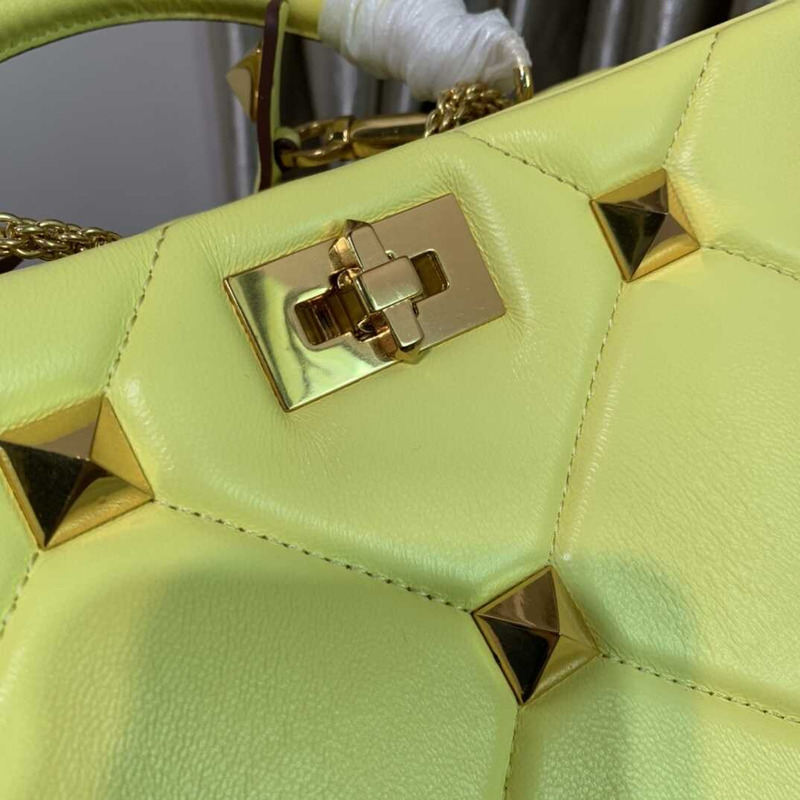 Valentino Garavani Roman Stud Bag Yellow