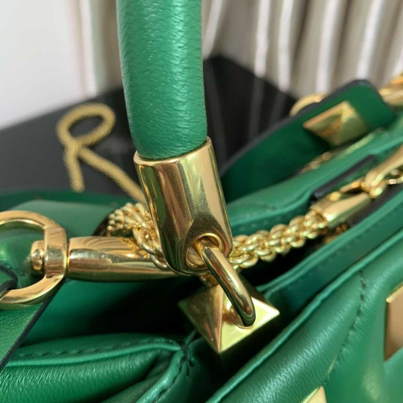 Valentino Garavani Roman Stud Bag Green