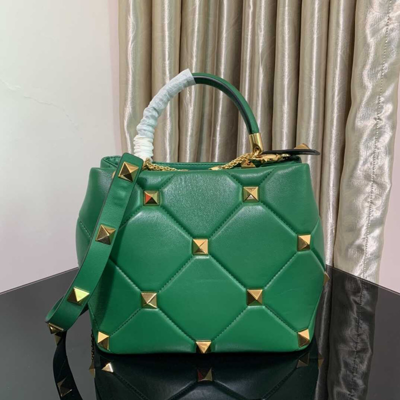 Valentino Garavani Roman Stud Bag Green