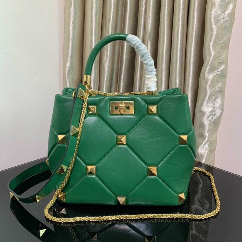 Valentino Garavani Roman Stud Bag Green