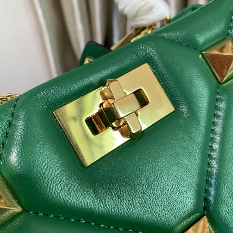 Valentino Garavani Roman Stud Bag Green