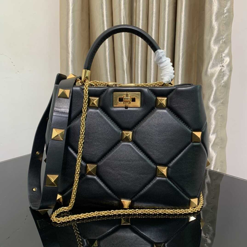 Valentino Garavani Roman Stud Bag Black