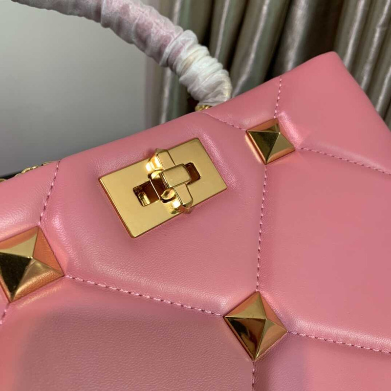 Valentino Garavani Roman Stud Bag Rose Bag