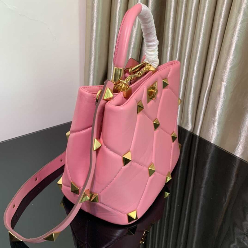 Valentino Garavani Roman Stud Bag Rose Bag