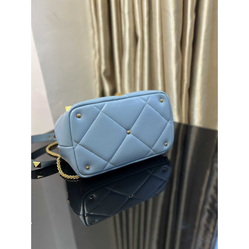 Valentino Garavani Roman Stud Bag Blue