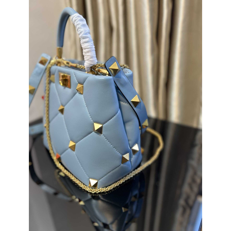 Valentino Garavani Roman Stud Bag Blue