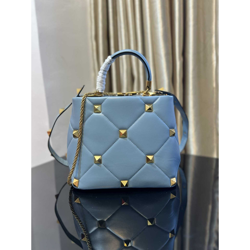 Valentino Garavani Roman Stud Bag Blue