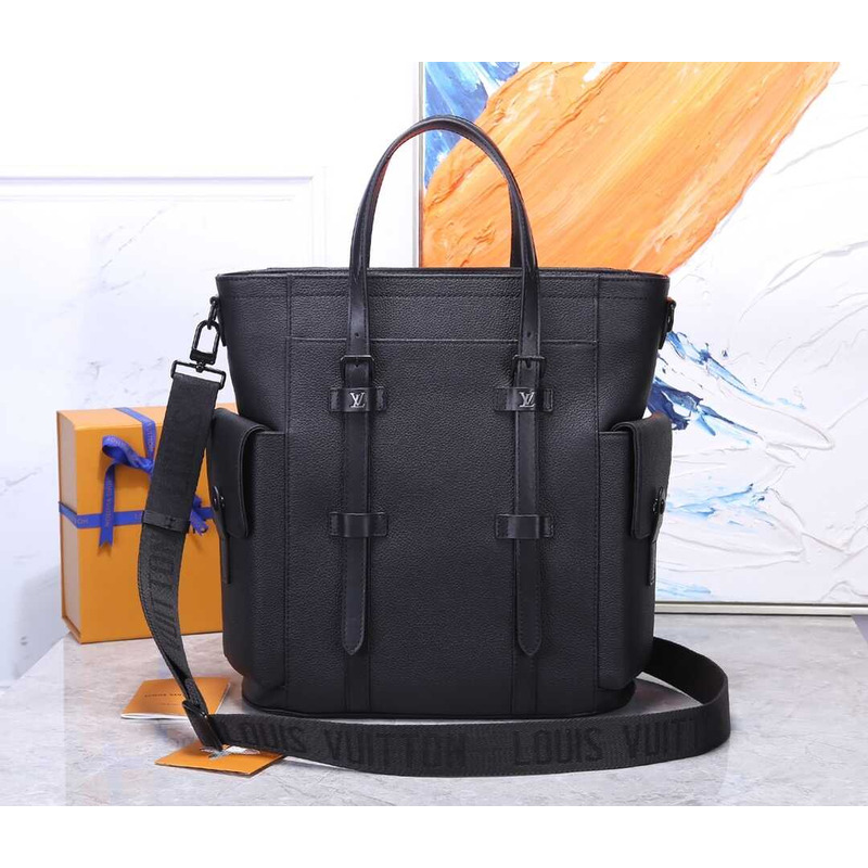 l**is V*t*n christopher tote taurillon leather