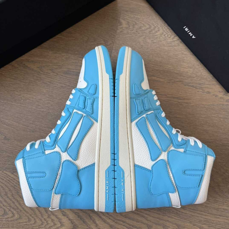 AMIRI Skel Top Hi Powder Blue White