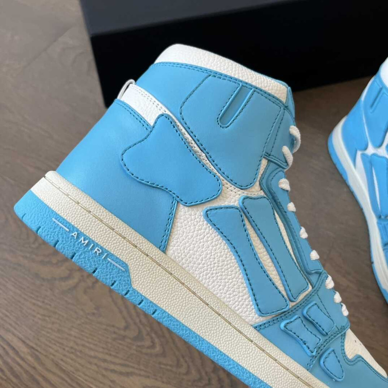 AMIRI Skel Top Hi Powder Blue White