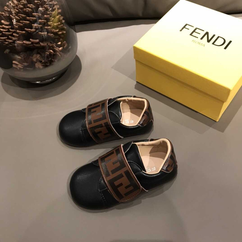 F**di kids ff logo shoes black